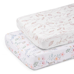 Littogoose quilted changing table cover close-up showing soft fabric for gentle diaper changes.