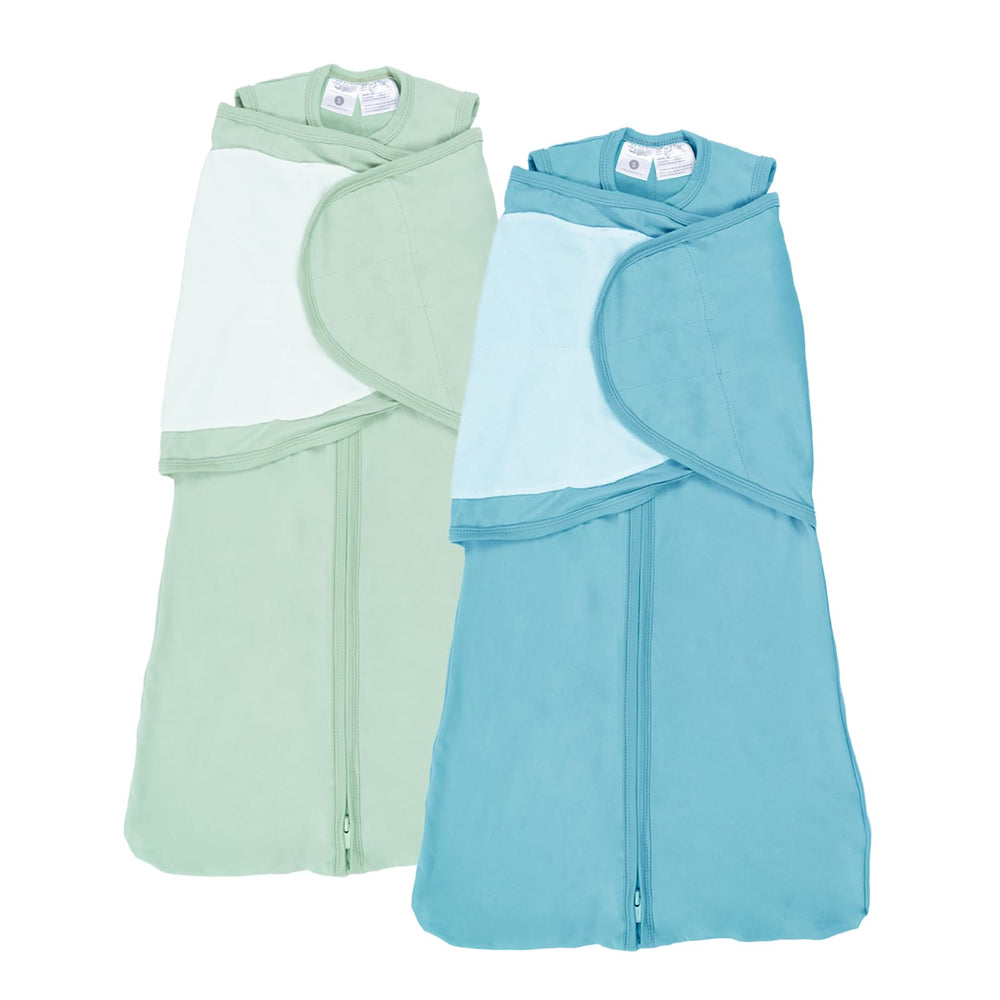 Littogoose Swaddle Sleep Sack 0.5 tog soft fabric provides breathable comfort.