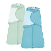 Littogoose Swaddle Sleep Sack Velcro close-up shows silent adjustments for night changes.