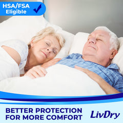 LivDry adult M overnight underwear soft material for comfortable nights