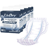 LivDry Hyper2400 pad dry core for long-lasting dryness and comfort.