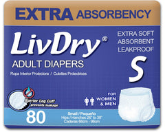 LivDry soft cloth like material close up for everyday comfort and discreet wear.
