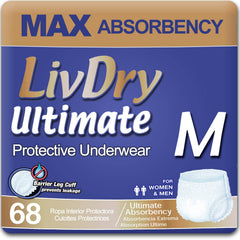 LivDry Ultimate absorbent core detail showing dry protection.