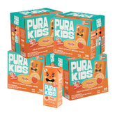 LIVE A LITTLE PURA Peach Kids Box bottle for lunchbox refreshment.
