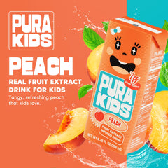 LIVE A LITTLE PURA lunchbox-ready drink for busy school days.