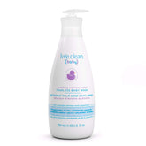 Live Clean Baby Soothing Relief Wash bottle front, gentle cleansing for sensitive skin.