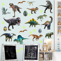 LiveGallery dinosaur eggs wall stickers add playful nursery detail and glow