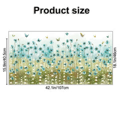 LiveGallery white daisy wall sticker brightens any room