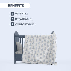 Llama Creek baby blanket swaddle cover for stroller—versatile use on the go