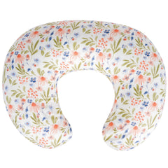 LLCJYYCY nursing pillow with green leaf cover for comfy feeding sessions.