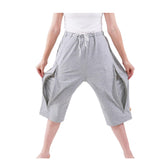 Lmaray catheter leg bag pants with a side pocket for discreet drainage access.