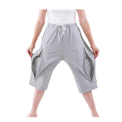 Lmaray catheter leg bag pants with a side pocket for discreet drainage access.