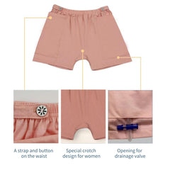 Lmaray ostomy drainage shorts provide a discreet, comfortable design