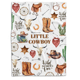 Locobird western blanket nursery swaddle 30x40 for newborn comfort.
