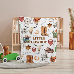 Locobird western blanket is a toddler throw for cozy days.