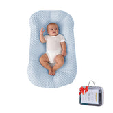 Loevin Baby Lounger cotton cover close-up highlighting softness and breathability