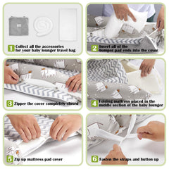 Loevin soft cotton cover and 3D filling for breathable, cozy support