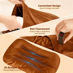 Loevin baby lounger in vacuum packaging, compact shipping and quick loft restoration.