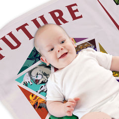 LOGOVISION D&D Owlbear milestone blanket ideal for baby milestone shots