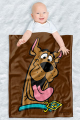 LOGOVISION Scooby Doo baby blanket front design for cozy naps