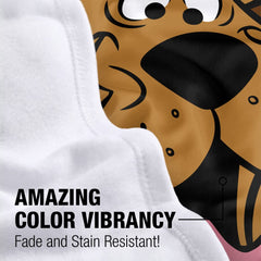 LOGOVISION Scooby Doo blanket one-sided print for lightweight warmth
