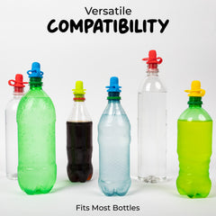 Lohalova spill-proof green top spout on bottle aids easy sipping