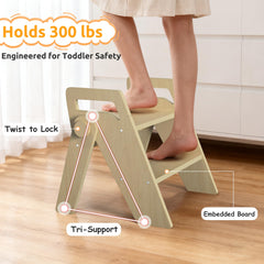 LOHASOK fold-flat design makes storage easy under sinks or behind doors.