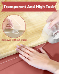 Loiion edge guard on a transparent corner protector for kids
