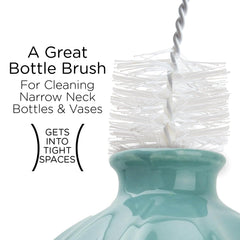 LOLA bottle brush cleaner ultra-slim design cleans narrow spaces safely