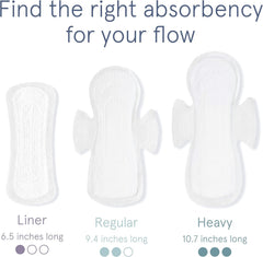 LOLA Panty Liners organic cotton soft, flexible fit.