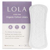 LOLA Panty Liners Ultra-Thin with breathable cotton for everyday comfort.