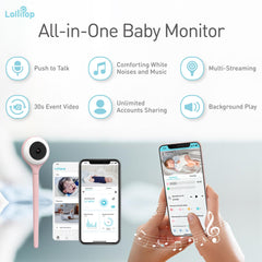 Lollipop baby monitor data history helps you spot patterns in your baby's routines.