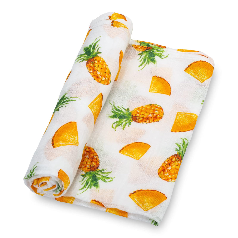 LollyBanks Pineapple Print blanket for cozy warmth and playful style.