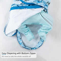 LollyBanks machine washable baby swaddle for easy care