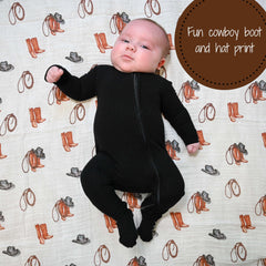 LollyBanks 47x47 size blanket ready for newborn swaddling