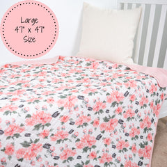 LollyBanks muslin blanket durable organic cotton, machine washable and dryer safe for busy families.