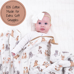 LollyBanks six-layer muslin blanket emphasizes softness and warmth for chilly days.