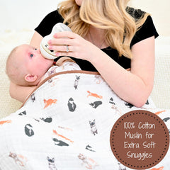 LollyBanks six-layer muslin quilt adds lightweight warmth for newborns and toddlers.