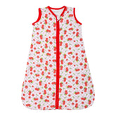 LollyBanks Sleep Sack cherry print close-up, playful design for cozy bedtime