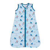 LollyBanks Sleep Sack with ice hockey print keeps baby cozy and stylish at bedtime