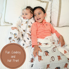 LollyBanks size chart showing 0-24 months range for sleep sack