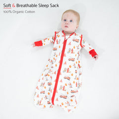 LollyBanks Sleep Sack two-way zipper eases nighttime diaper changes