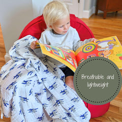 LollyBanks three-pack swaddle blankets, versatile for burps and nursing covers.