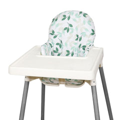 Lomgwumy IKEA Antilop cushion with green leaf pattern for comfortable meals