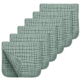 Looxii six-layer burp cloth showcasing high absorbency for drool and spit-up.