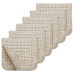 Looxii muslin burp cloths oversized 20x10 provide full shoulder coverage for spills