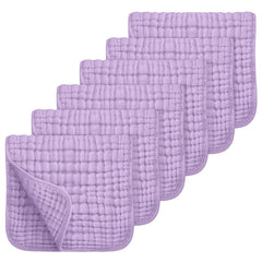 Looxii muslin burp cloths show soft texture for gentle baby care.