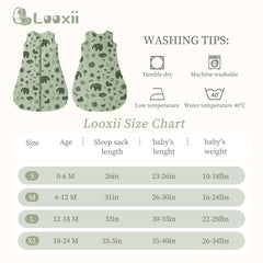 Looxii two-way zipper design enables easy diaper changes without waking baby