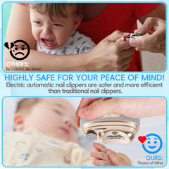 LoTanop quiet 25dB motor for gentle nail care without disturbance.