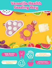 LOTBILL baby fruit feeder pacifier with self-feeding potential